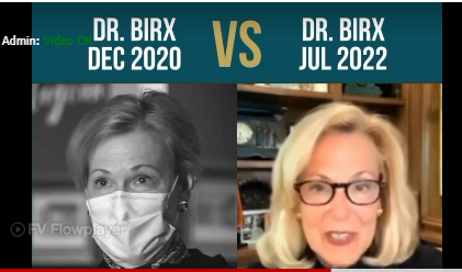 Dr Birx Changes Her Story